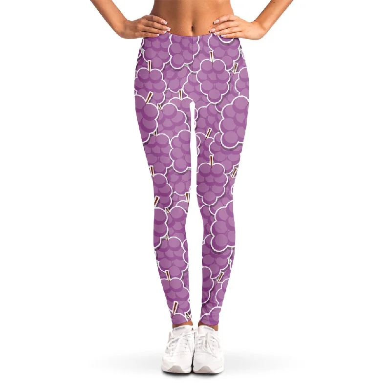 Special Promotion Cute Grape Pattern Print Women's Leggings