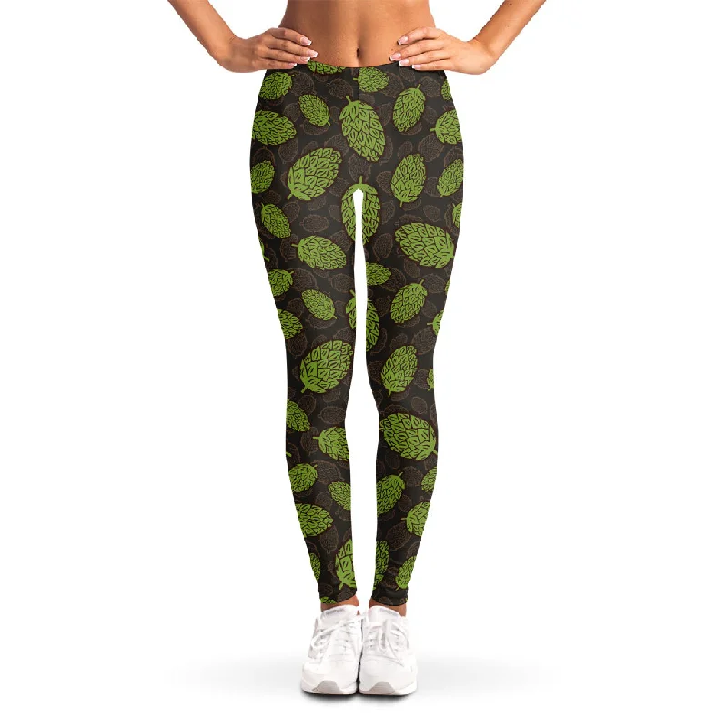 Hot Deal Cute Hop Cone Pattern Print Women's Leggings