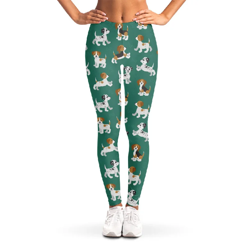 Super Bargain Cute Jack Russell Terrier Pattern Print Women's Leggings