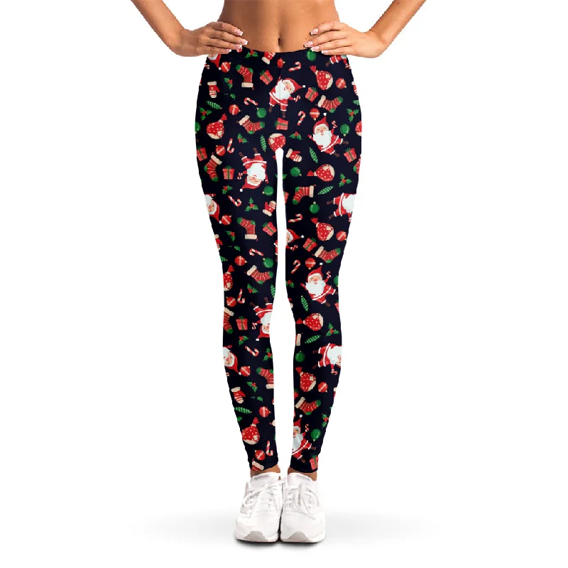 Early Access Cute Merry Christmas Pattern Print Women's Leggings