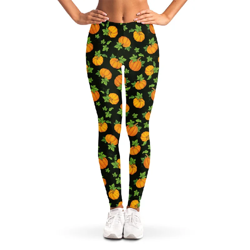 Overstock Cute Pumpkin Pattern Print Women's Leggings