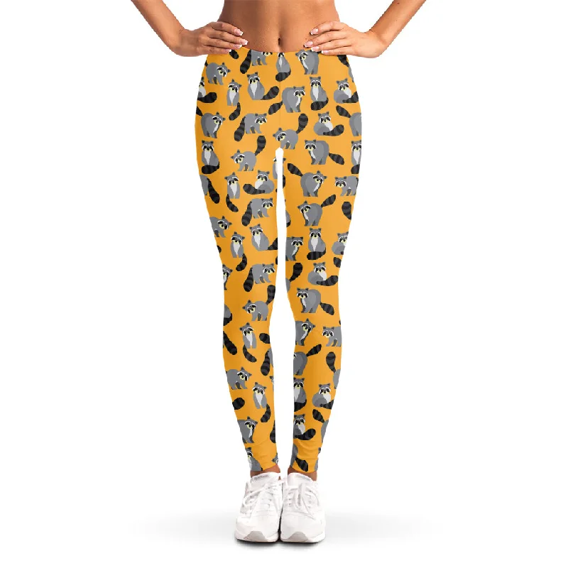 Massive Deals Cute Raccoon Pattern Print Women's Leggings