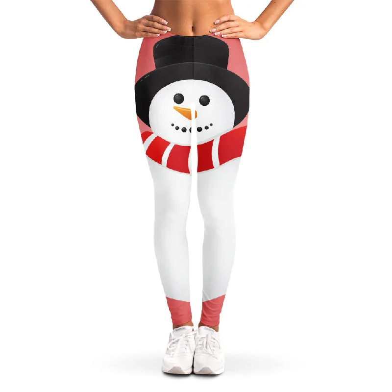 Price Smash Cute Snowman Print Women's Leggings