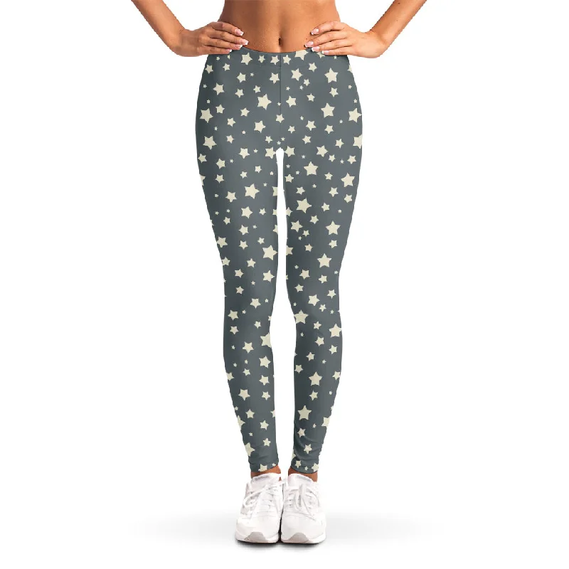 Price Blitz Cute Star Pattern Print Women's Leggings