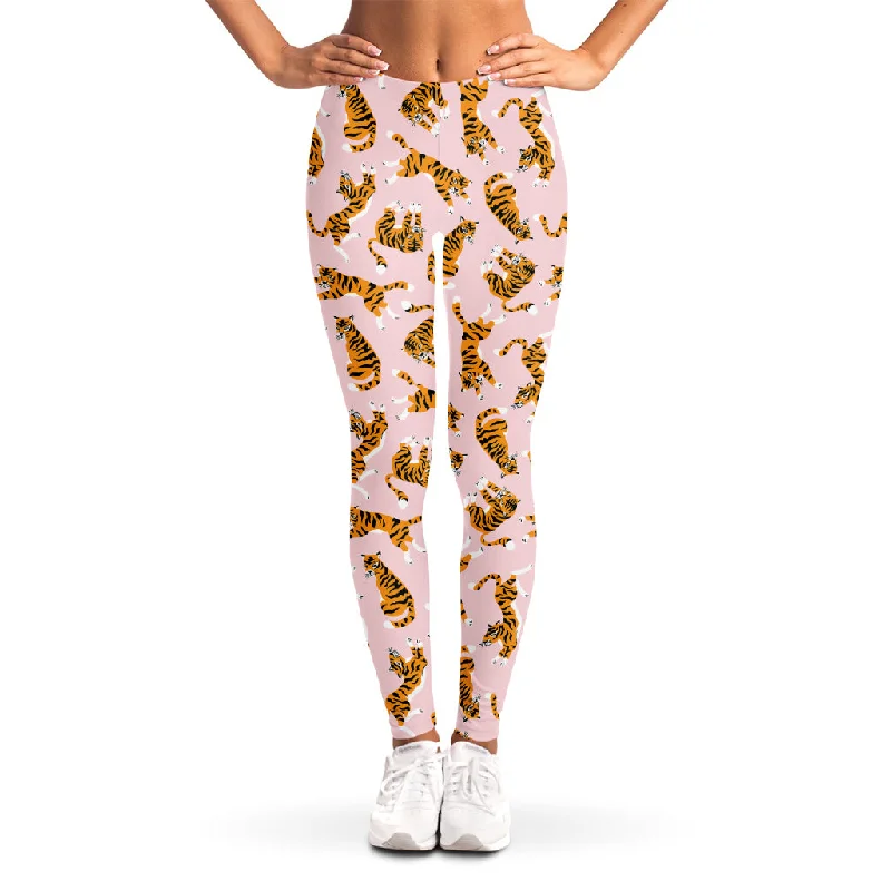 Warehouse Sale Cute Tiger Pattern Print Women's Leggings