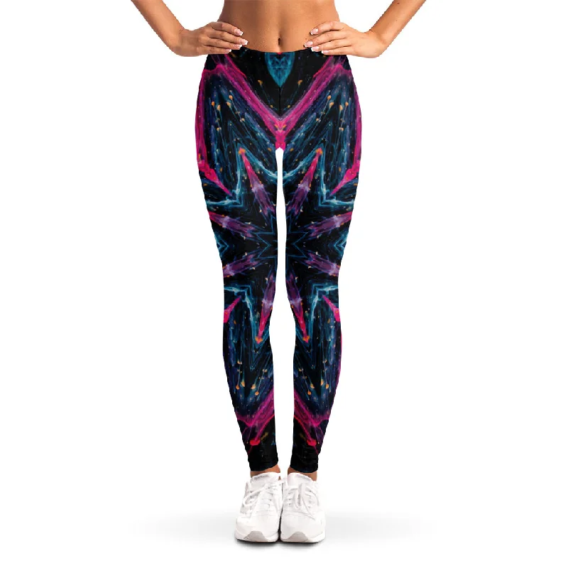 Discount Deals Dark Cloud Kaleidoscope Print Women's Leggings