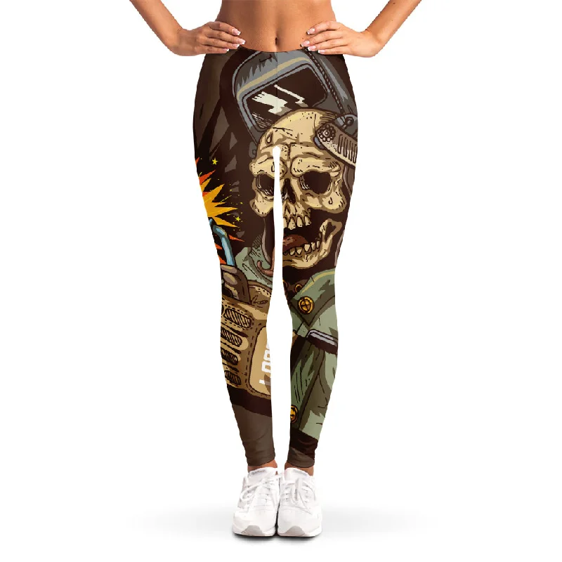 Extra Savings Dead Welder Print Women's Leggings
