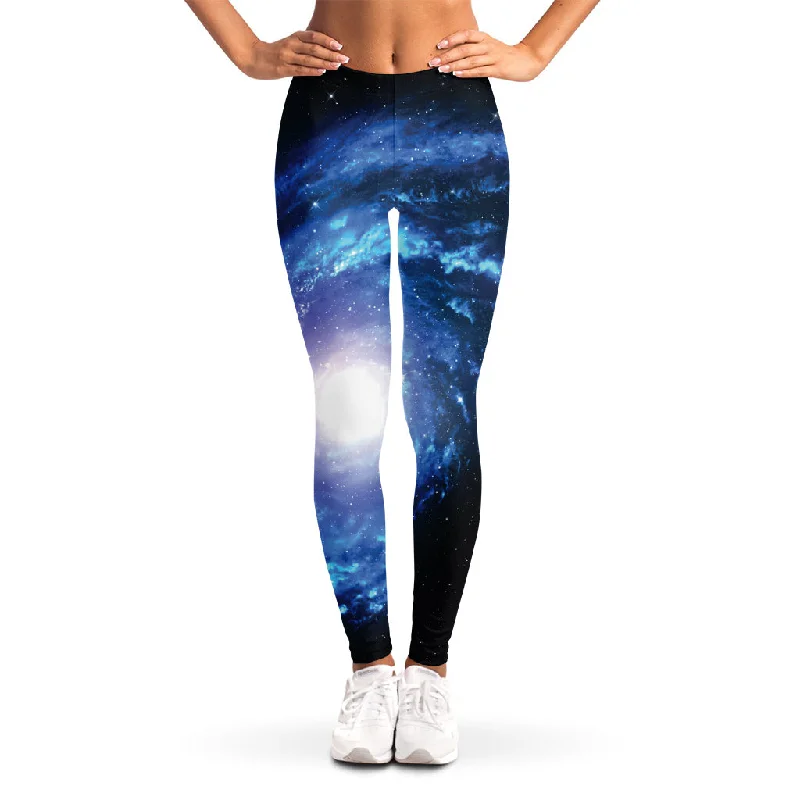 Deal Mania Deep Space Milky Way Print Women's Leggings