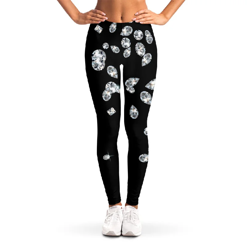 Exclusive Access Diamond Gems Print Women's Leggings
