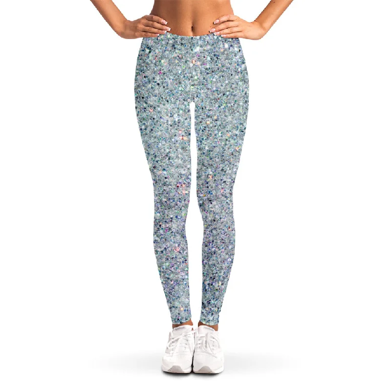 Grand Opening Sale Diamond (NOT Real) Glitter Print Women's Leggings