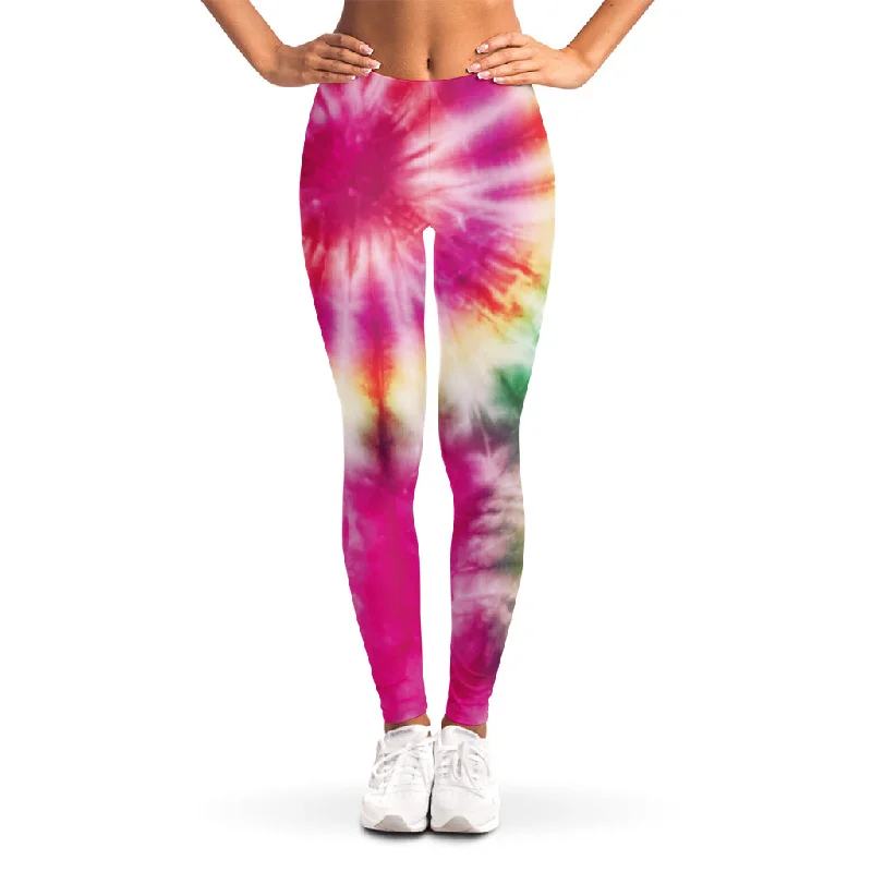 Deep Discounts Double Tie Dye Print Women's Leggings