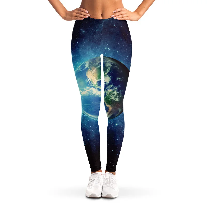 Crazy Savings Earth And Space Print Women's Leggings
