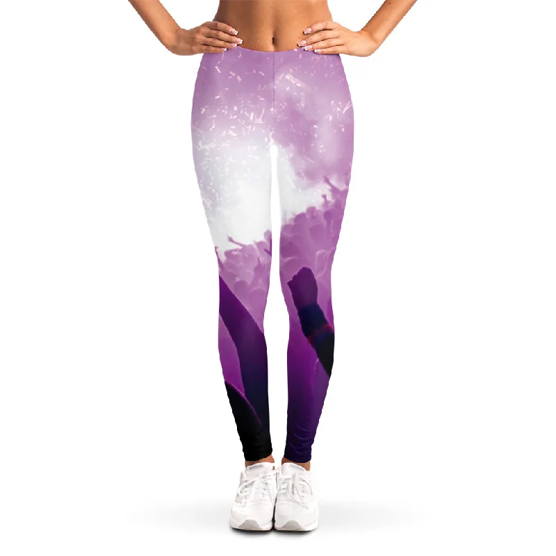 Weekend Deal EDM Party In Nightclub Print Women's Leggings