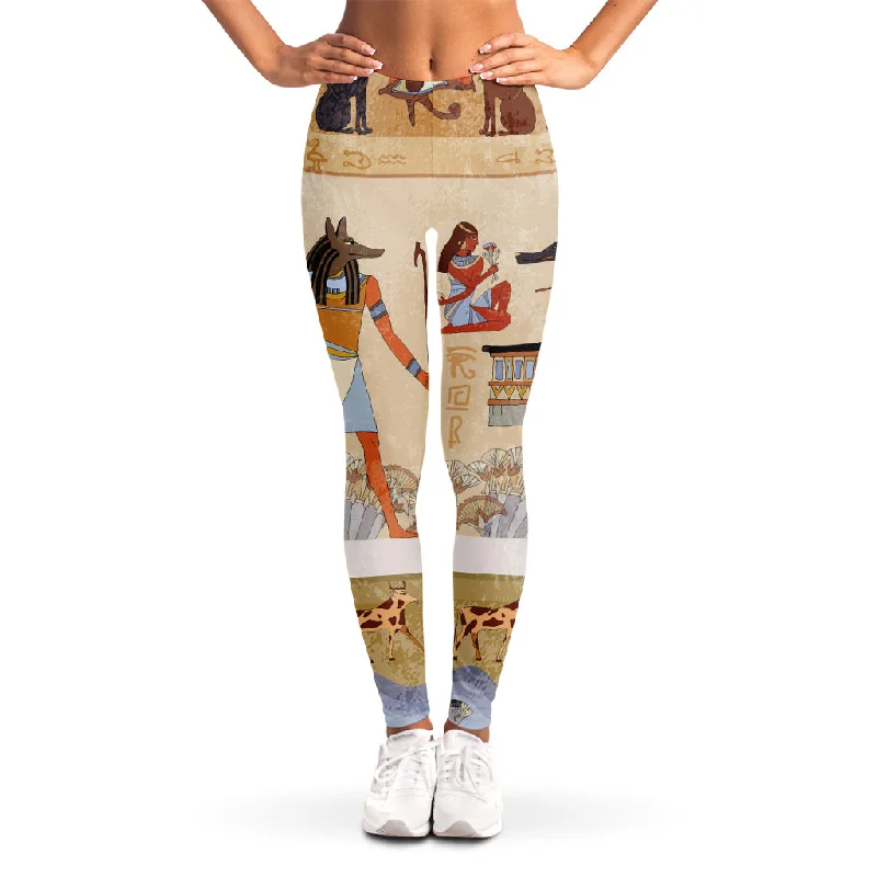 Early Access Egyptian Gods And Pharaohs Print Women's Leggings