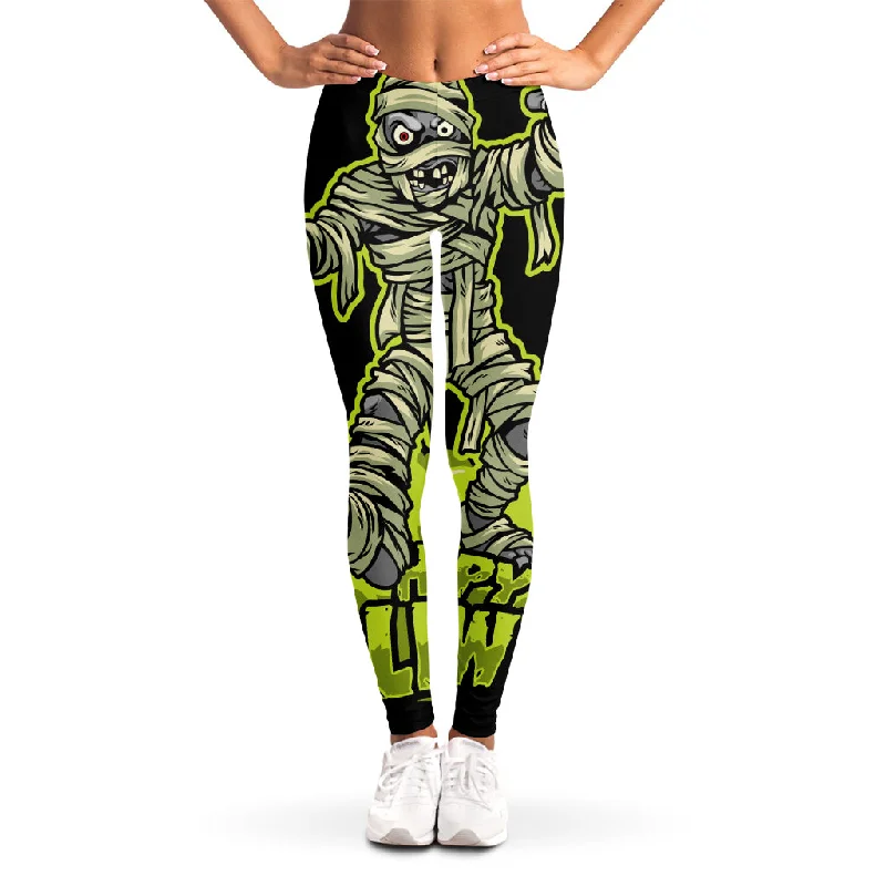 Price Fest Halloween Mummy Print Women's Leggings