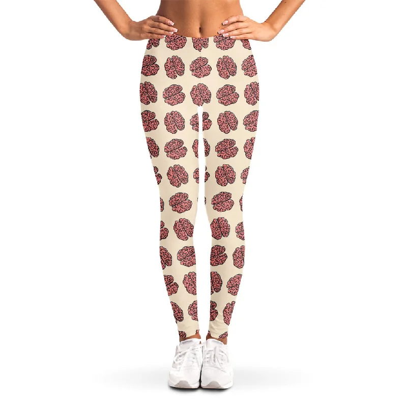 Extra Discounts Human Brain Pattern Print Women's Leggings