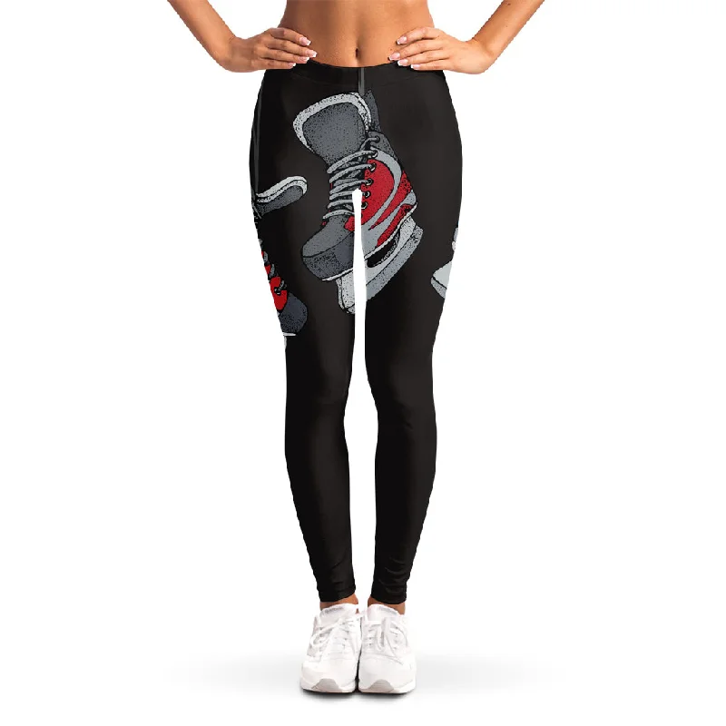 Big Savings Ice Hockey Skates Print Women's Leggings
