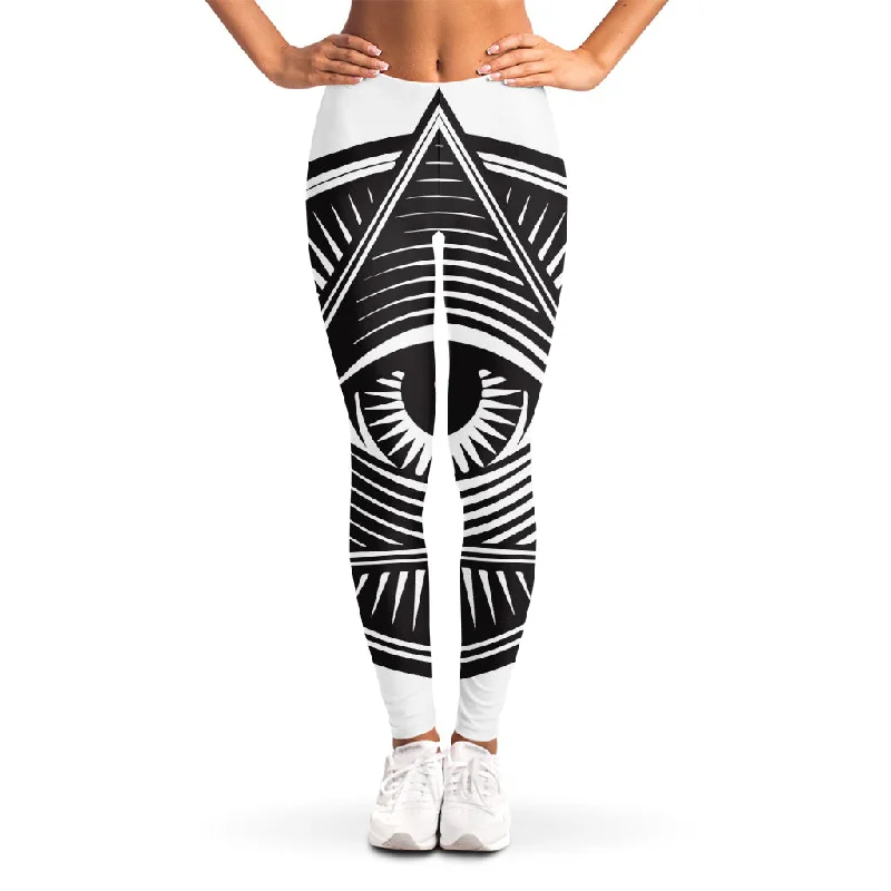 Steals and Deals Illuminati Symbol Print Women's Leggings