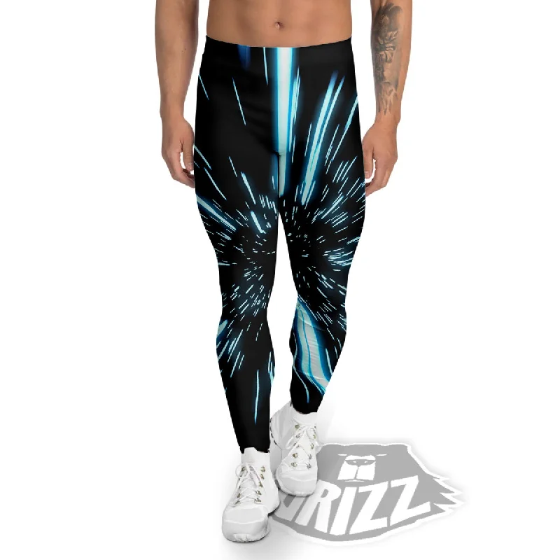 Deal of the Day Lightspeed Blue Print Men's Leggings