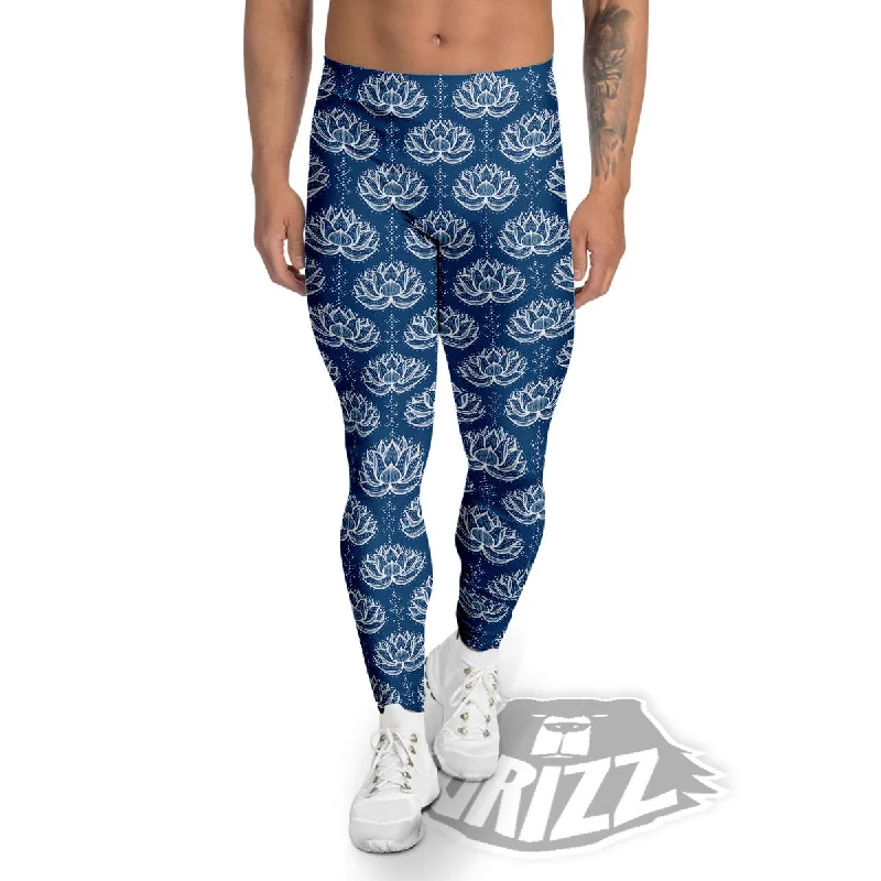 Unmissable Offer Lotus Boho Indian Print Pattern Men's Leggings