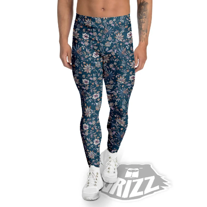 Markdown Madness Paisley Bohemian Print Pattern Men's Leggings