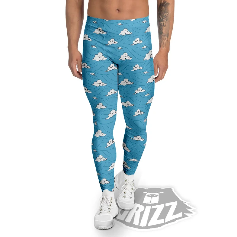 Friends and Family Sale Sakonji Print Pattern Men's Leggings