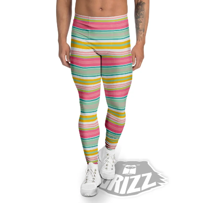 Limited Time Offer Serape Blanket Colorful Print Pattern Men's Leggings