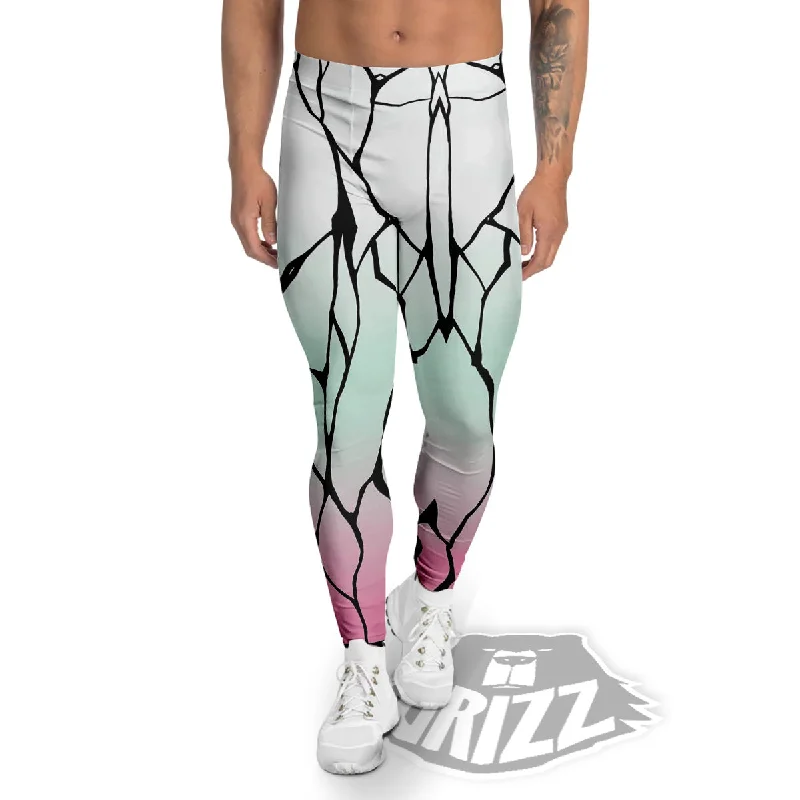 Reduced Prices Shinobu Print Pattern Men's Leggings