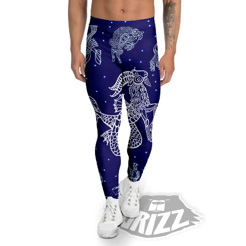 New Deals Signs Astrological And Capricorn Print Men's Leggings