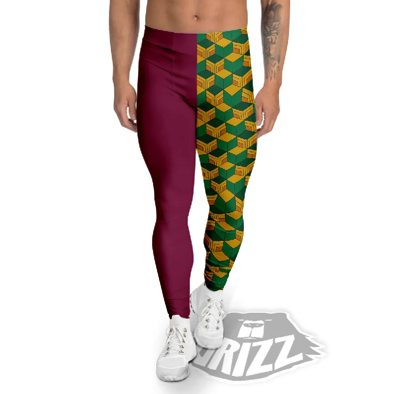 Extra Discounts Tomioka Print Pattern Men's Leggings