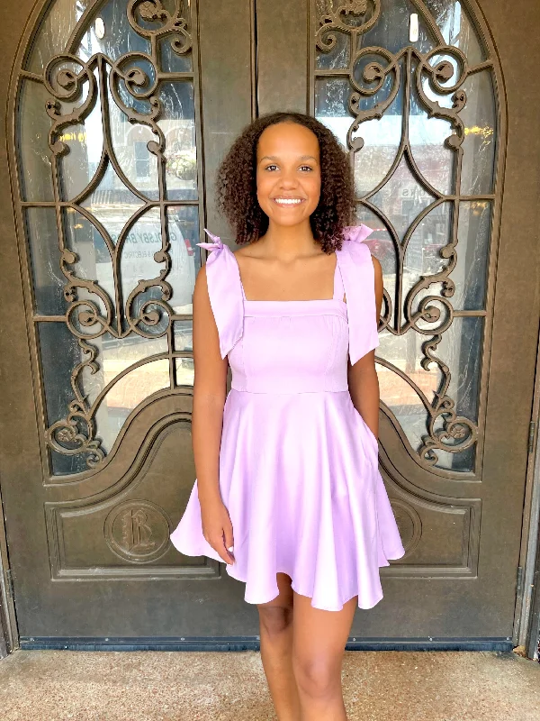 While Supplies Last Addie Lavender Mini Dress