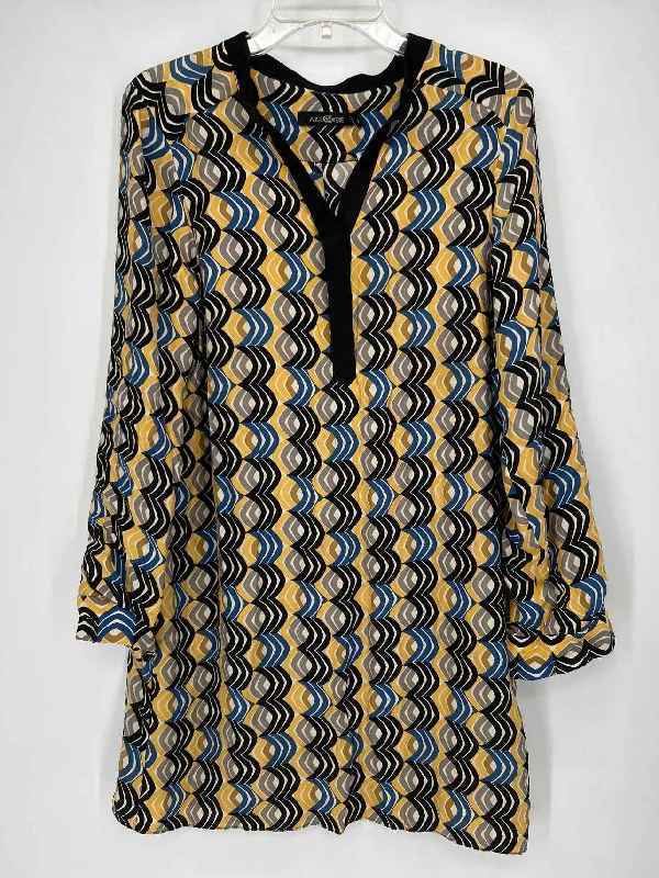 Overstock Sale Alice & Trixie Size M Silk Black Print Dress