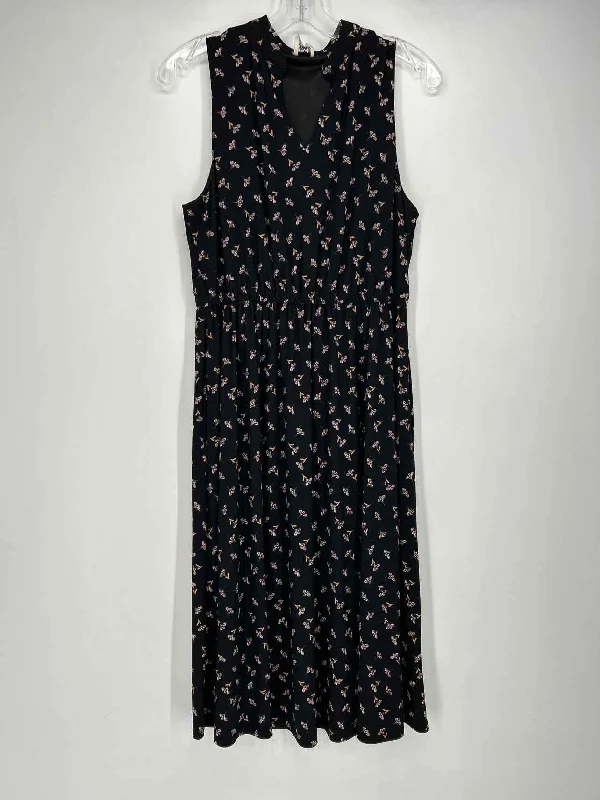 Today Only Anne Klein Size S/M Black Print Dress