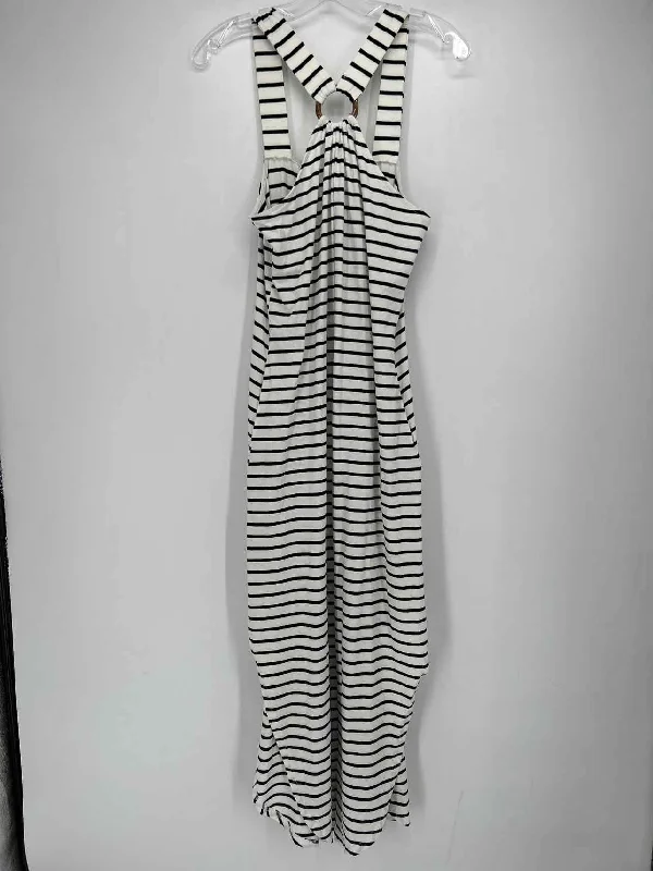 Year-End Sale Anrabess Size S Black & White Striped NWT Dress