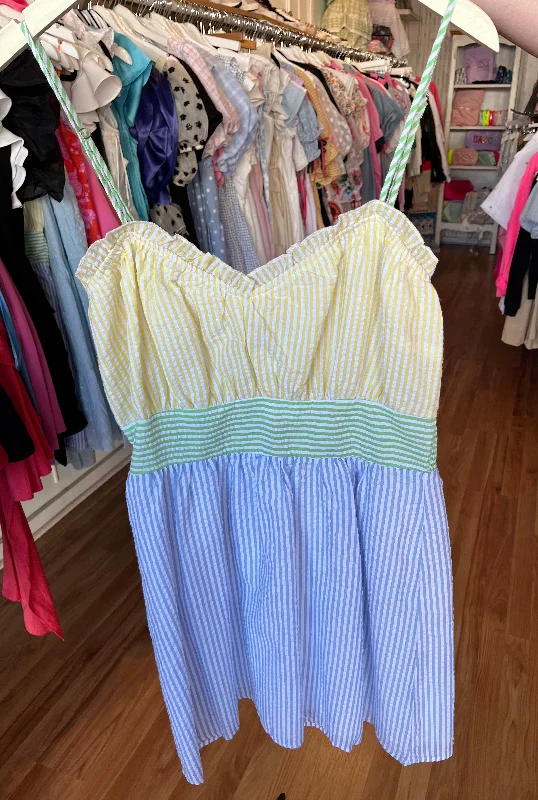 Big Savings Babydoll Mutli Color Sundress