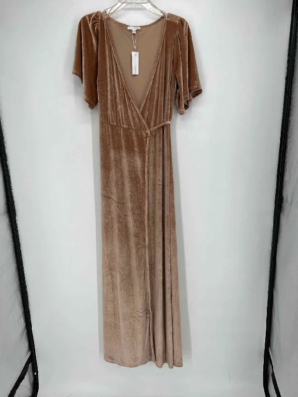 Must-Have Deals Baltic Born Size M Champagne Crushed Velvet NWT Maxi