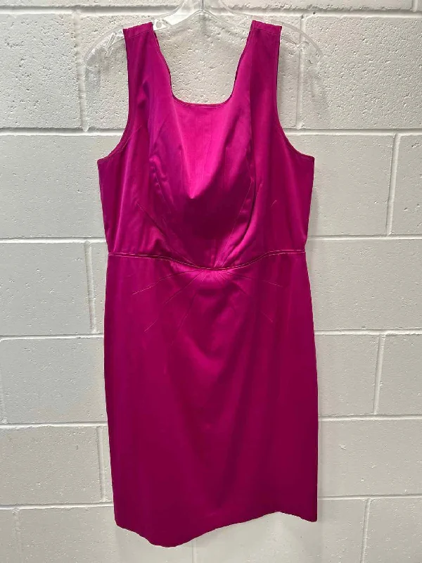 Now or Never Banana Republic Size 14 Fuschia Dress