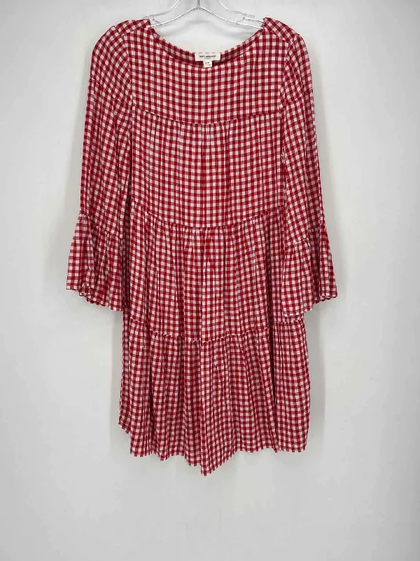 Online Exclusive Beach Lunch Lounge Size S Red Gingham Dress