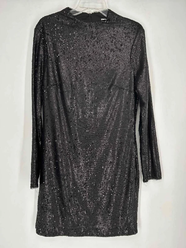 Midnight Sale Calvin Klein Size 12 Black Sequin NWT Dress
