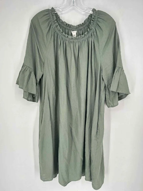 Hurry In Caslon Size S Sage Dress