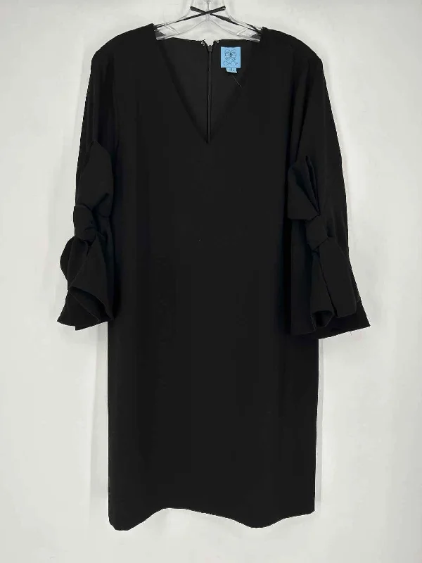 Super Savings CeCe Size 12 Black Bow Sleeves Dress