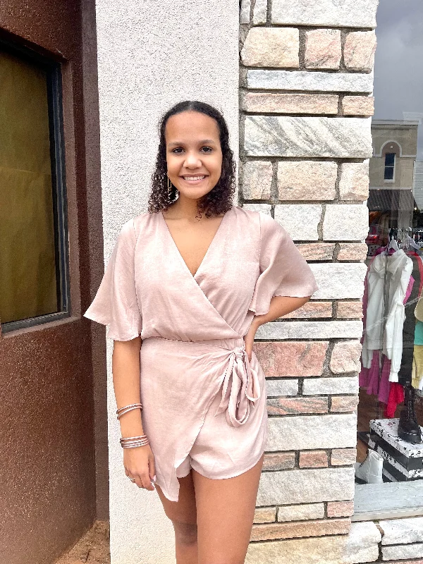 Today’s Special Champaign Wrap Romper