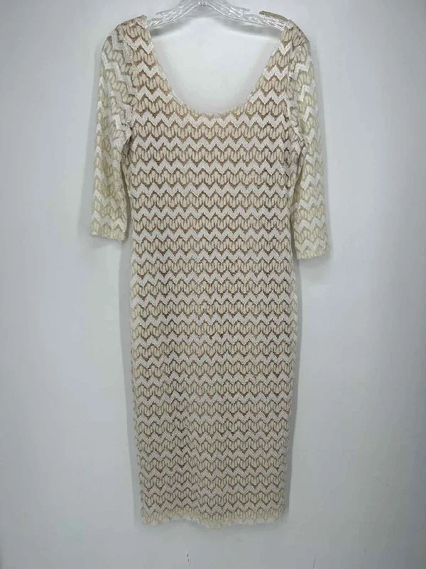 Act Fast Chelsea & Violet Size L Ivory Lace Dress