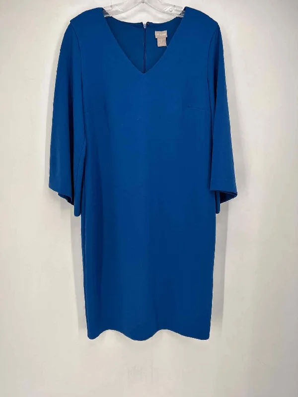 Daily Deals Chicos Size 1 Royal Blue Dress