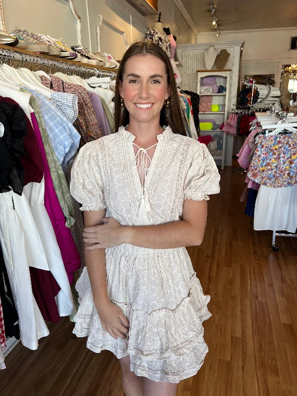 Markdowns Cream Mable Dress