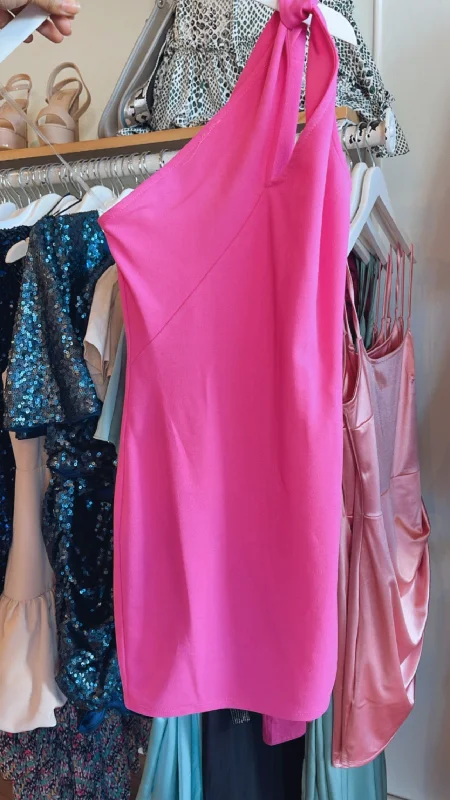 Limited Quantity Criss Cross One Shoulder Dress