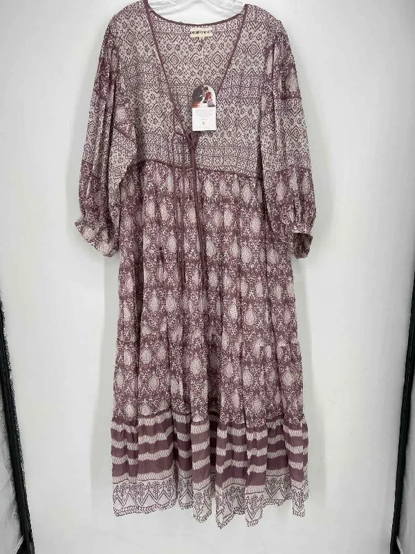 Price Drop Daughters of India Size XL Lavender Print NWT Maxi