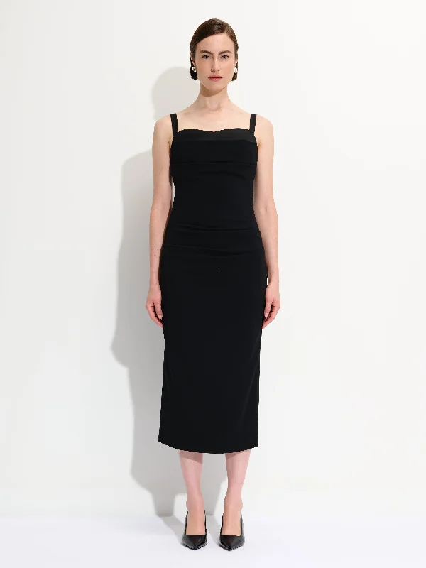Lowest Price Draped Midi Dress