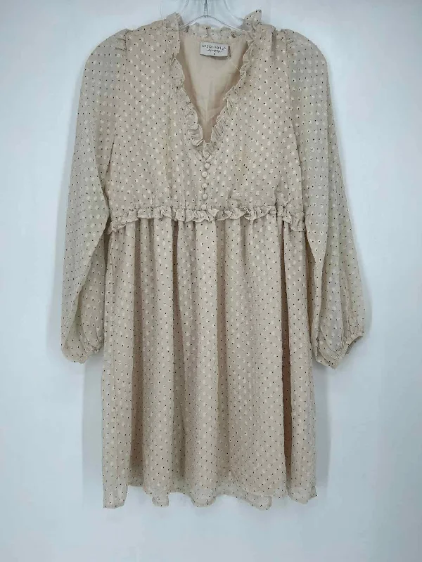 Sale Event Dress Forum Size S Beige Print Dress