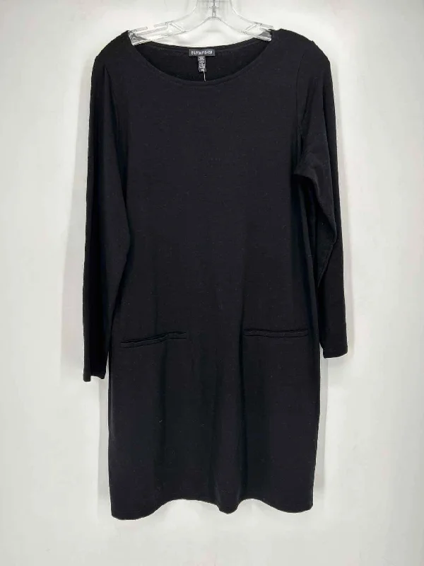 Epic Deals Eileen Fisher Size L Black Dress